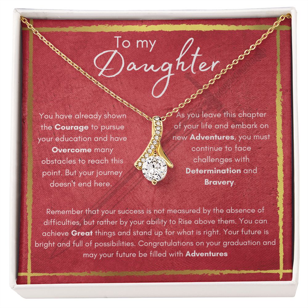 Graduation For Daughter | Courage | Alluring Beauty Necklace
