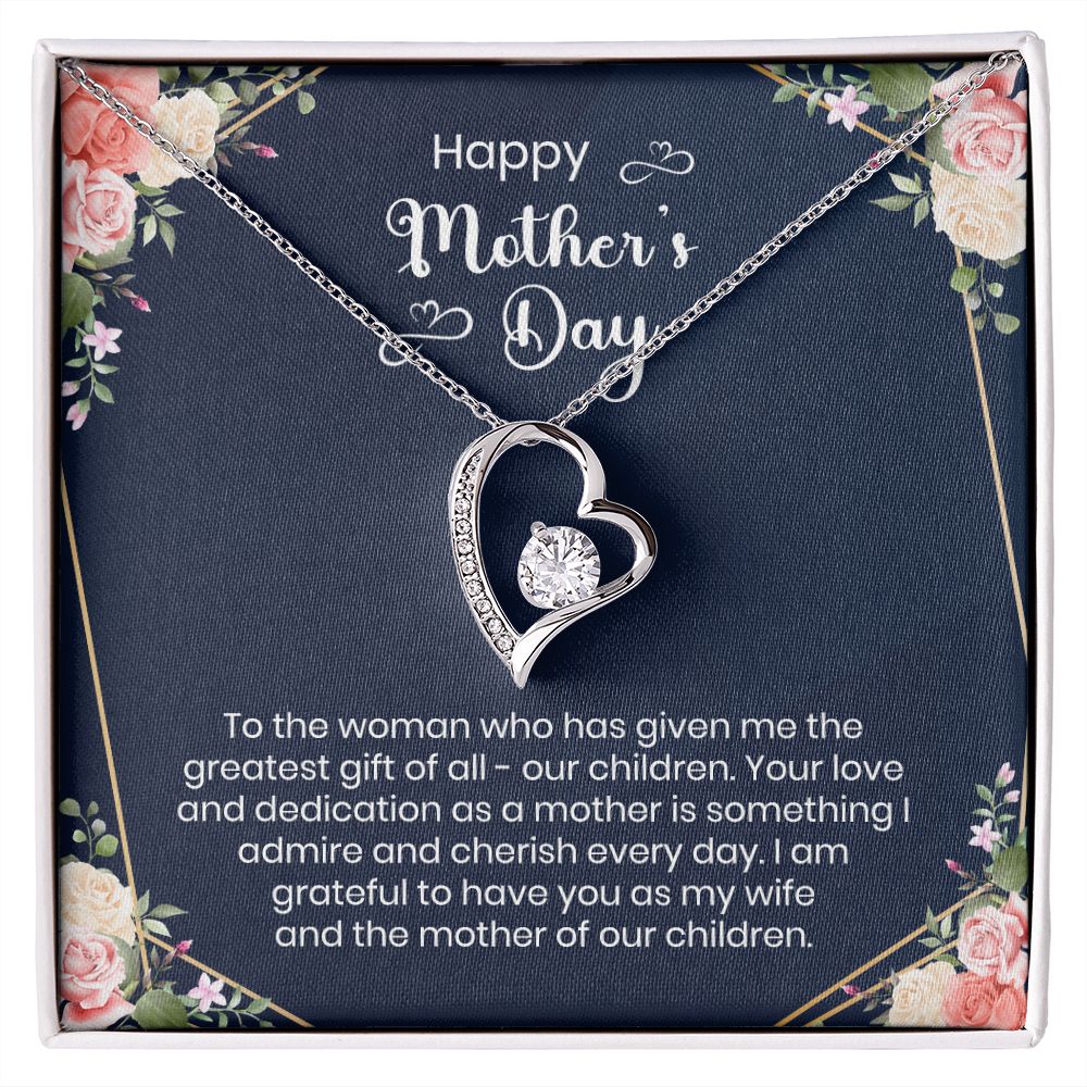 To My Wife | Happy Mother's Day | Forever Love Necklace