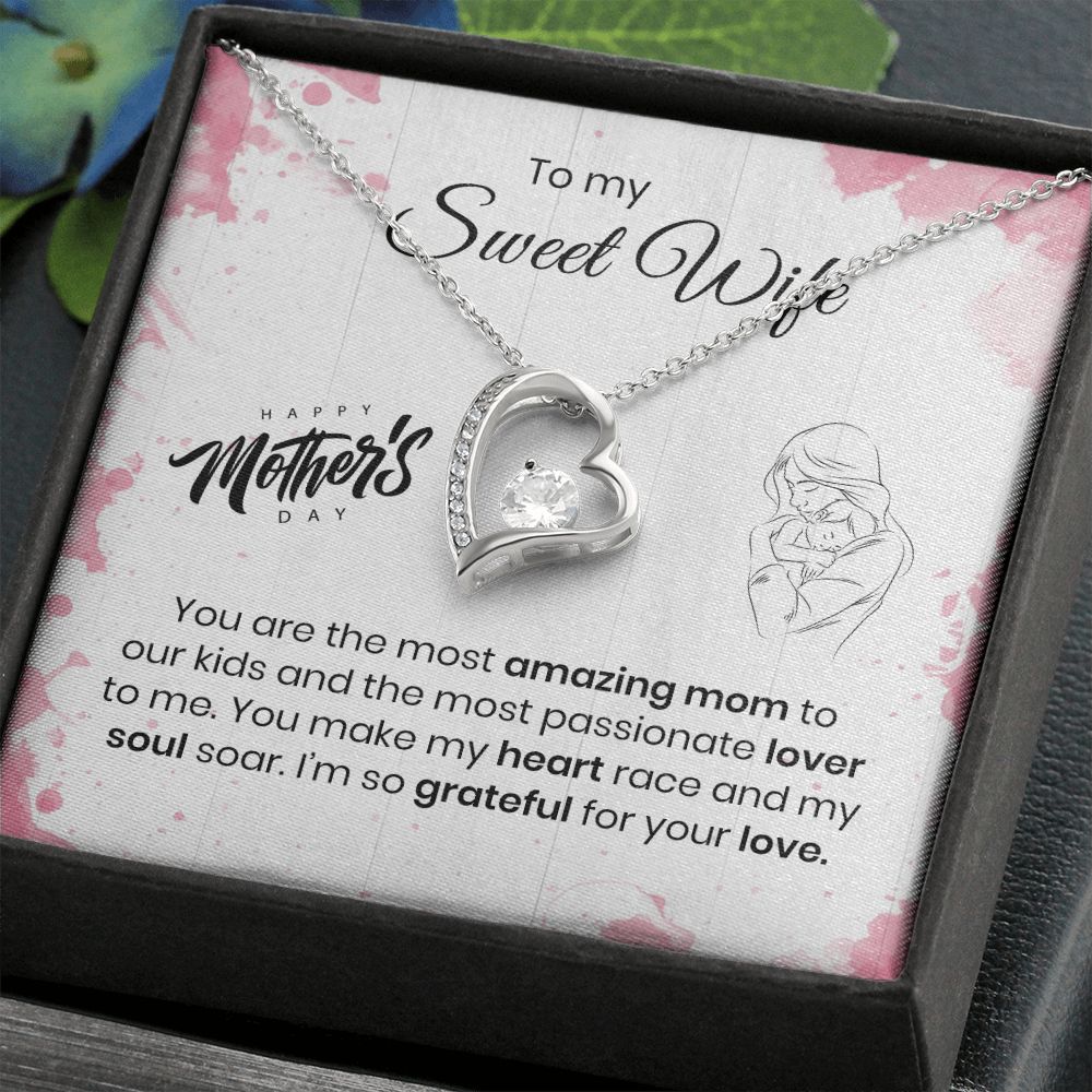 To My Sweet Wife | Happy Mother's Day | Forever Love Necklace