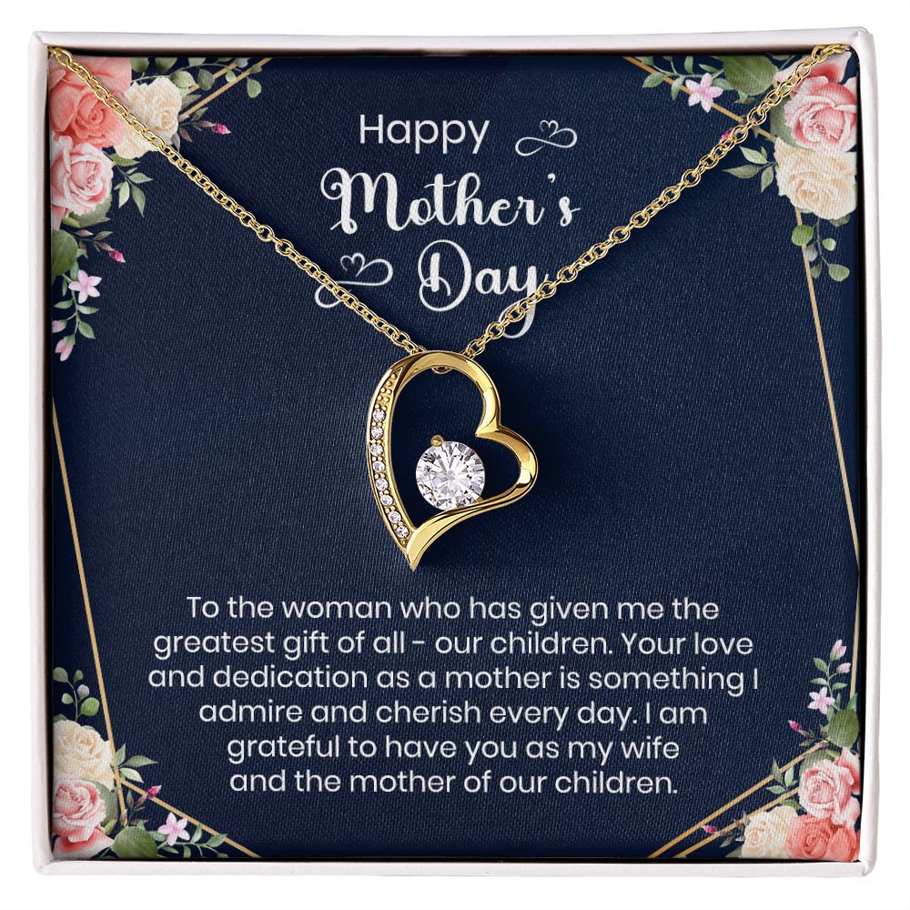 To My Wife | Happy Mother's Day | Forever Love Necklace