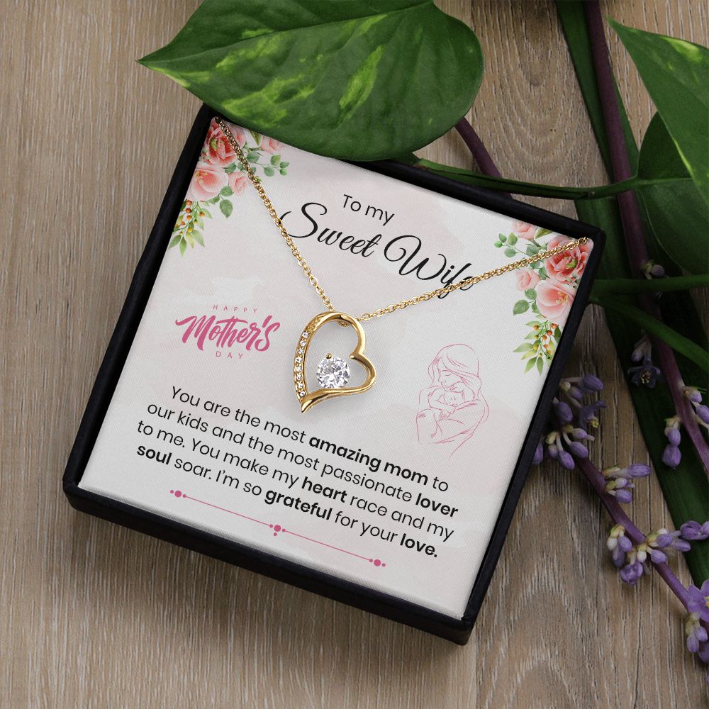 To My Sweet Wife | Mother's Day | Forever Love Necklace