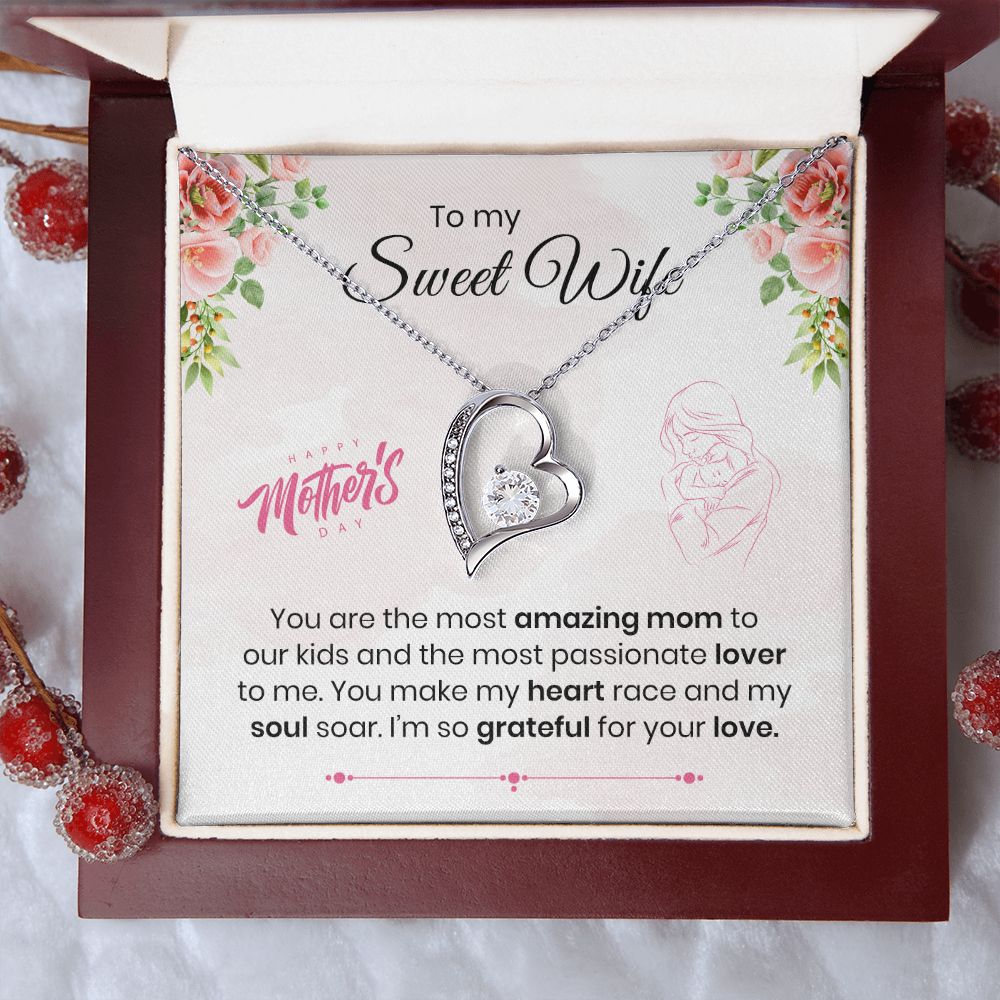 To My Sweet Wife | Mother's Day | Forever Love Necklace