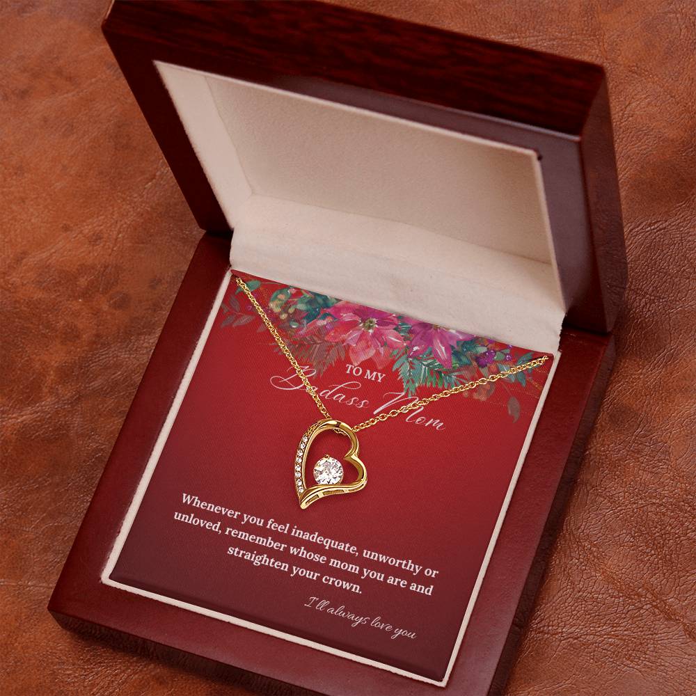 To My Badass Mom this Christmas | Forever Love Necklace