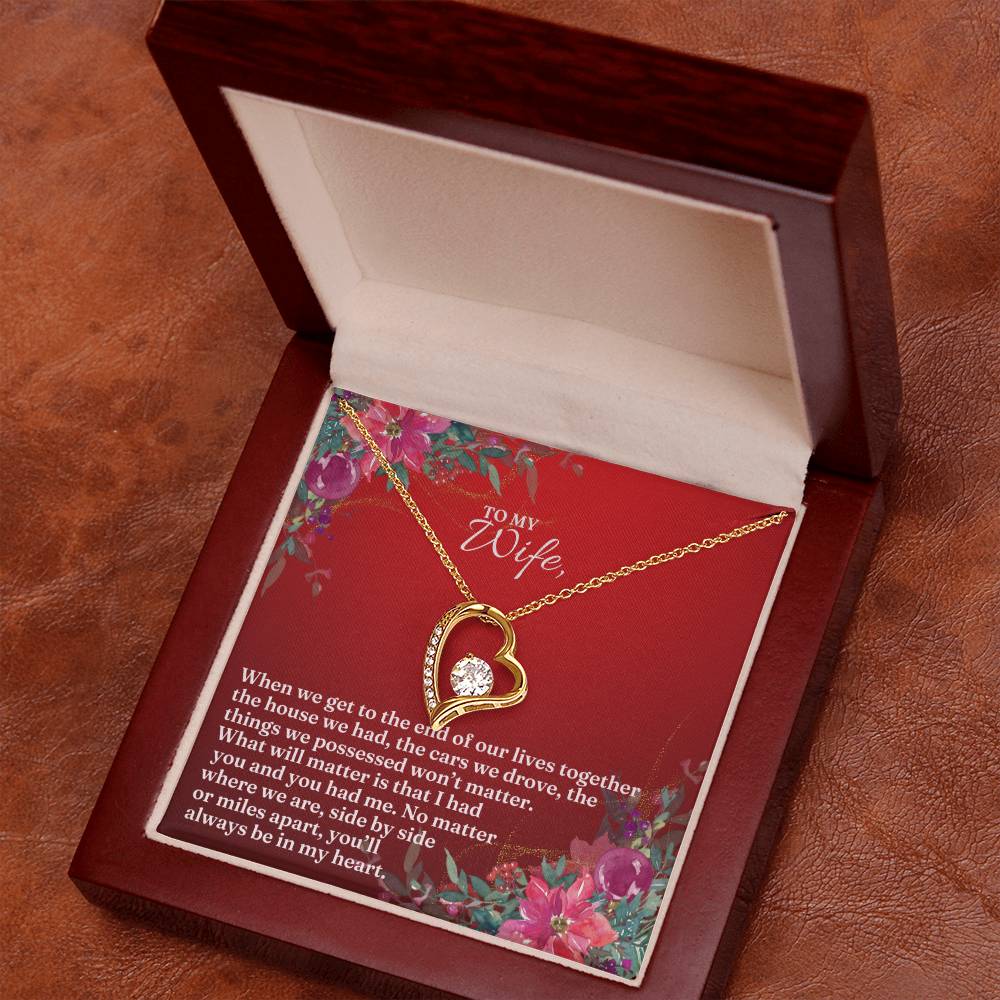 To My Wife this Christmas | Forever Love Necklace