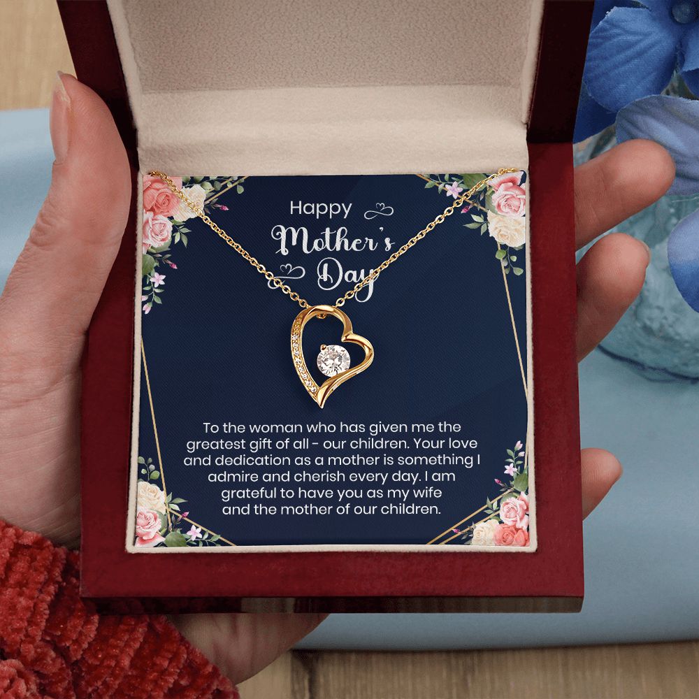 To My Wife | Happy Mother's Day | Forever Love Necklace