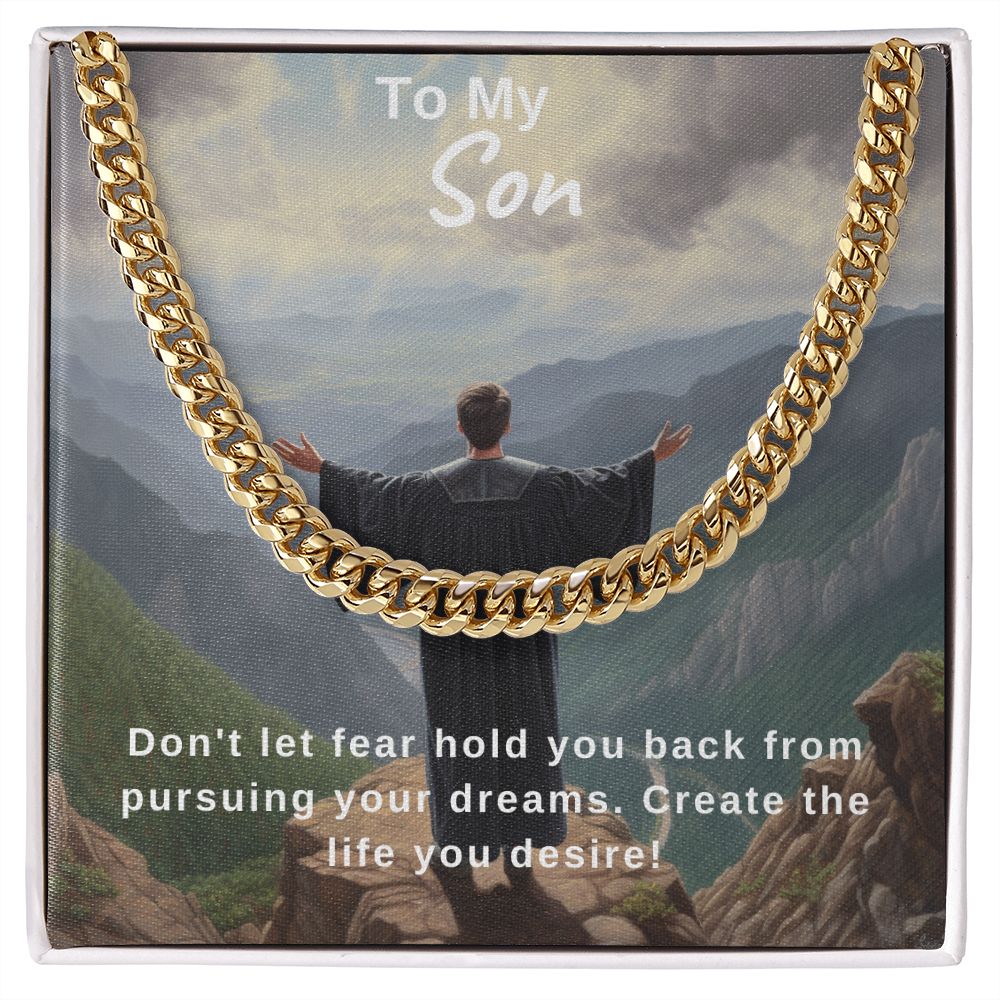 Pursue Your Dreams | Son | Cuban Link Chain