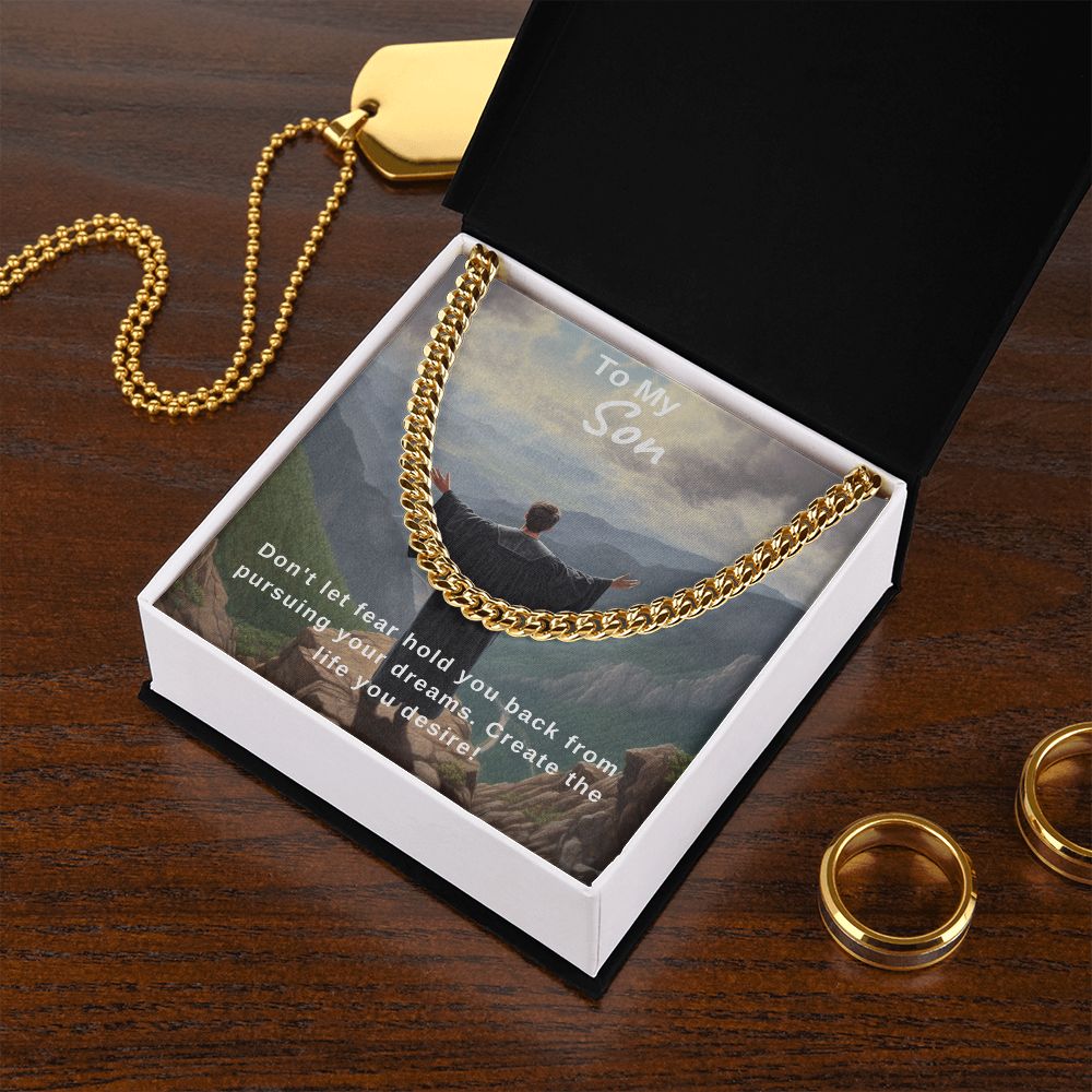 Pursue Your Dreams | Son | Cuban Link Chain