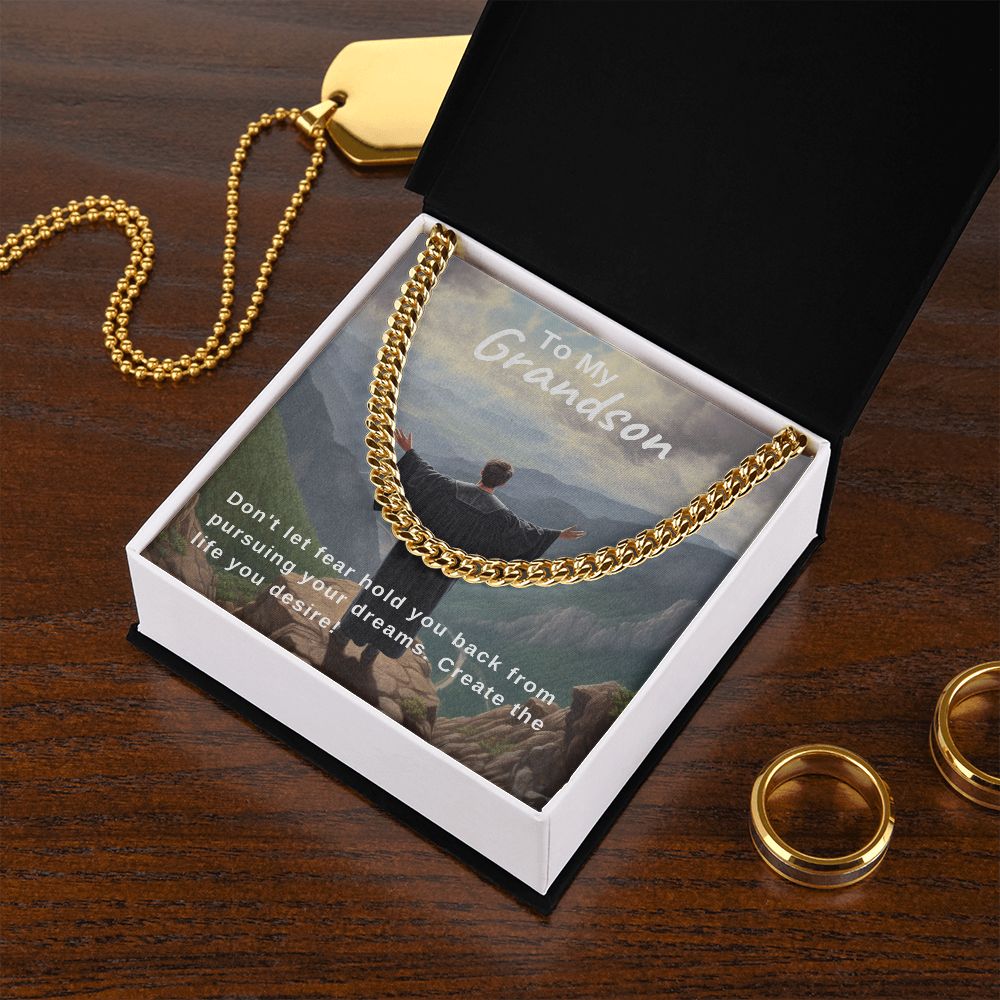 Pursue Your Dreams | Grandson | Cuban Link Chain