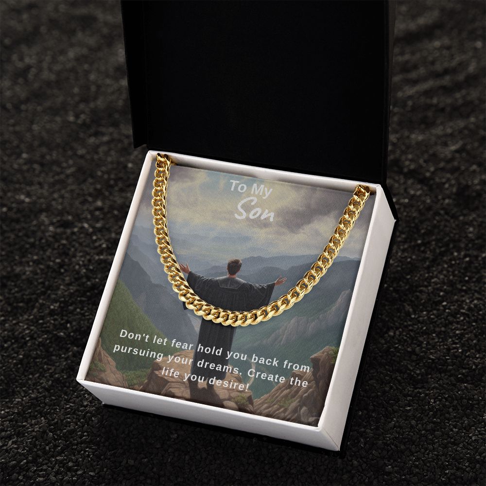 Pursue Your Dreams | Son | Cuban Link Chain