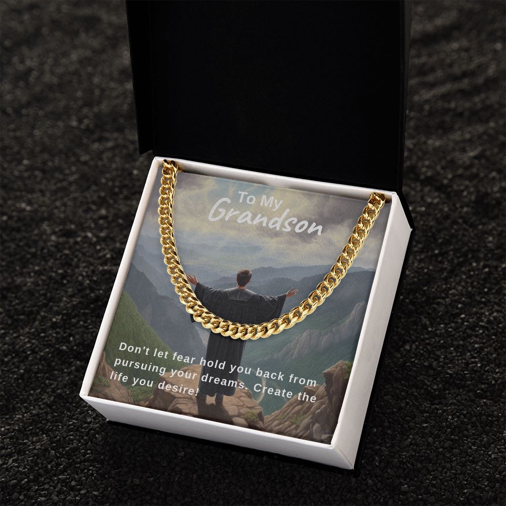 Pursue Your Dreams | Grandson | Cuban Link Chain