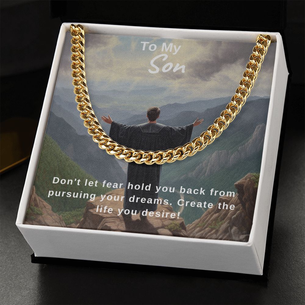 Pursue Your Dreams | Son | Cuban Link Chain