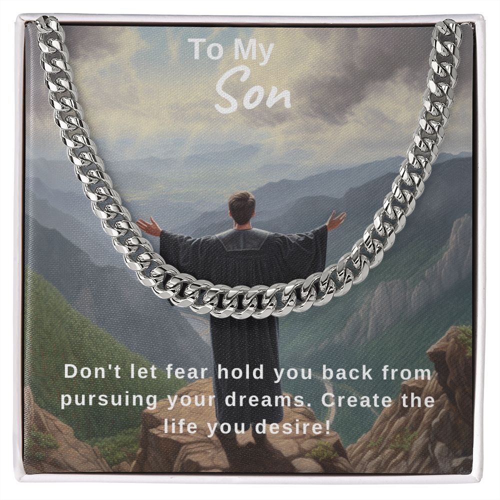Pursue Your Dreams | Son | Cuban Link Chain
