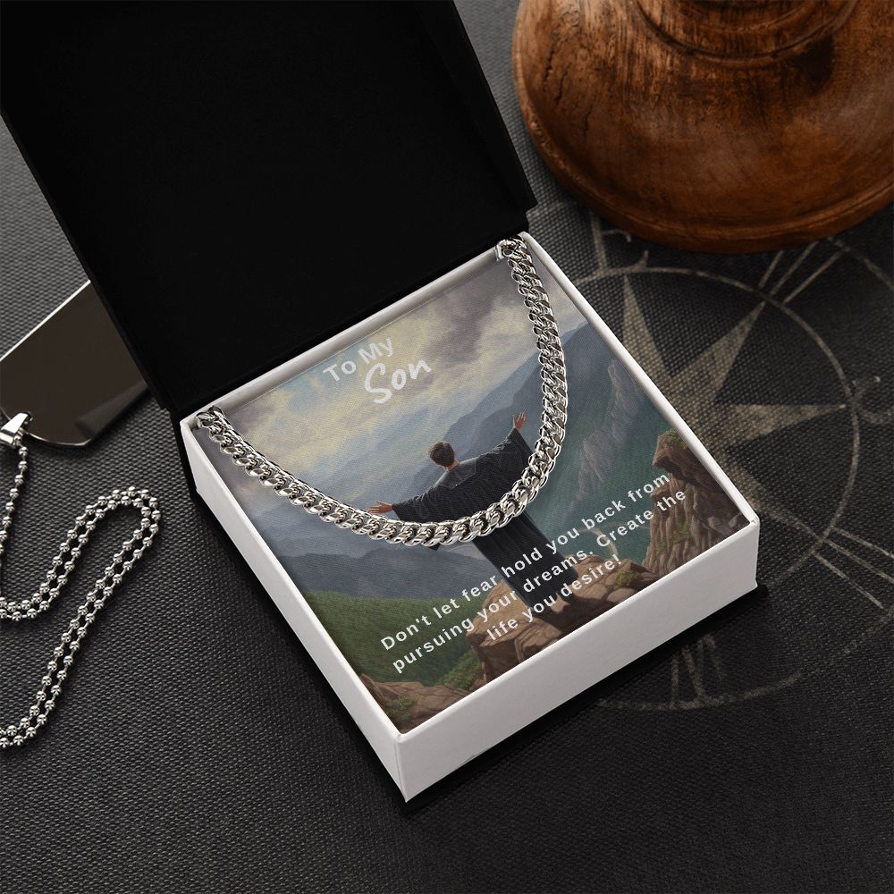Pursue Your Dreams | Son | Cuban Link Chain