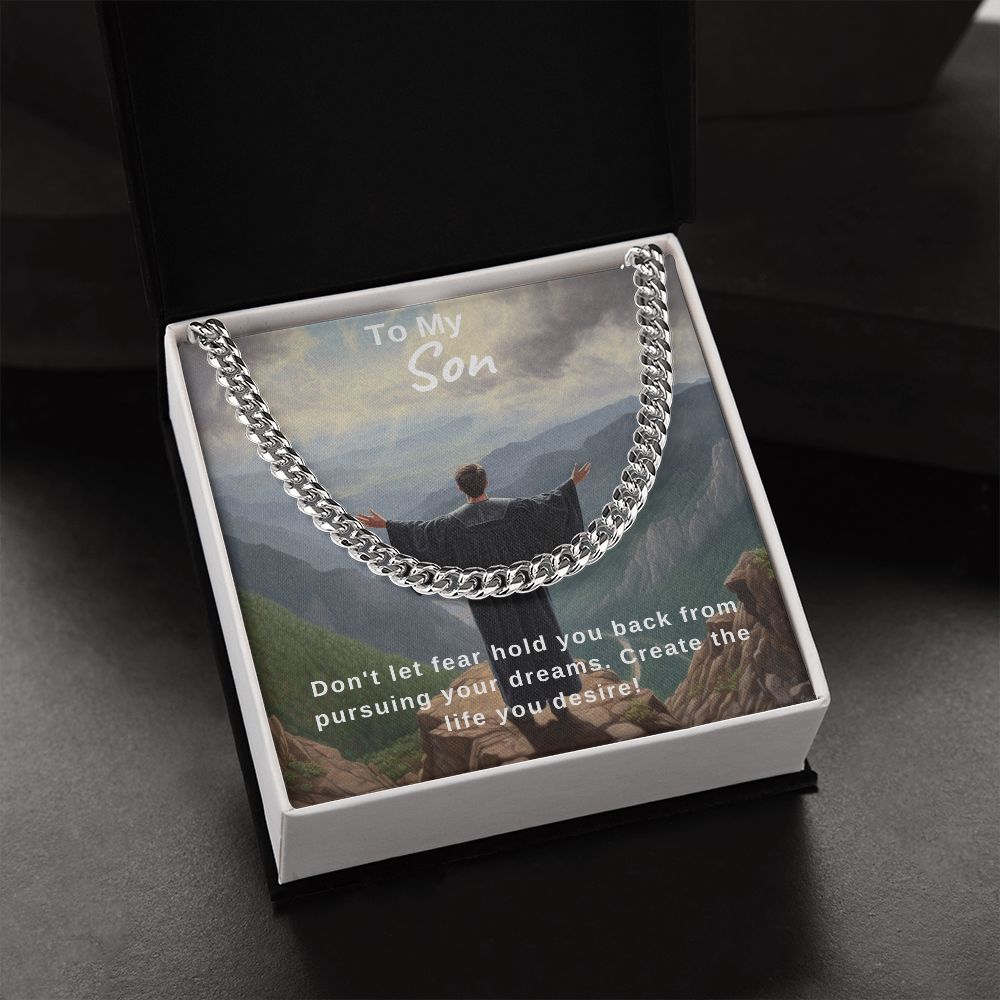 Pursue Your Dreams | Son | Cuban Link Chain