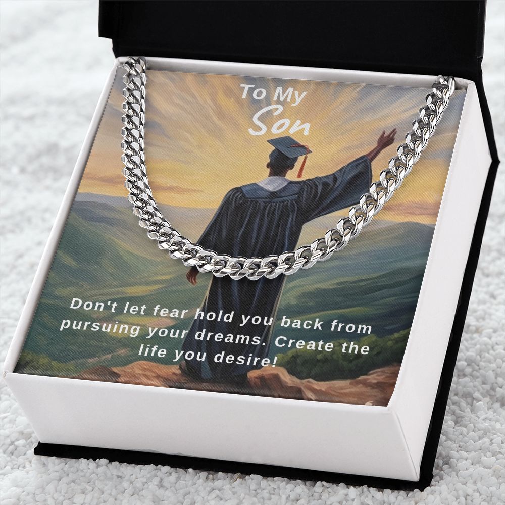 Pursue Your Dreams | Son | Cuban Link Chain