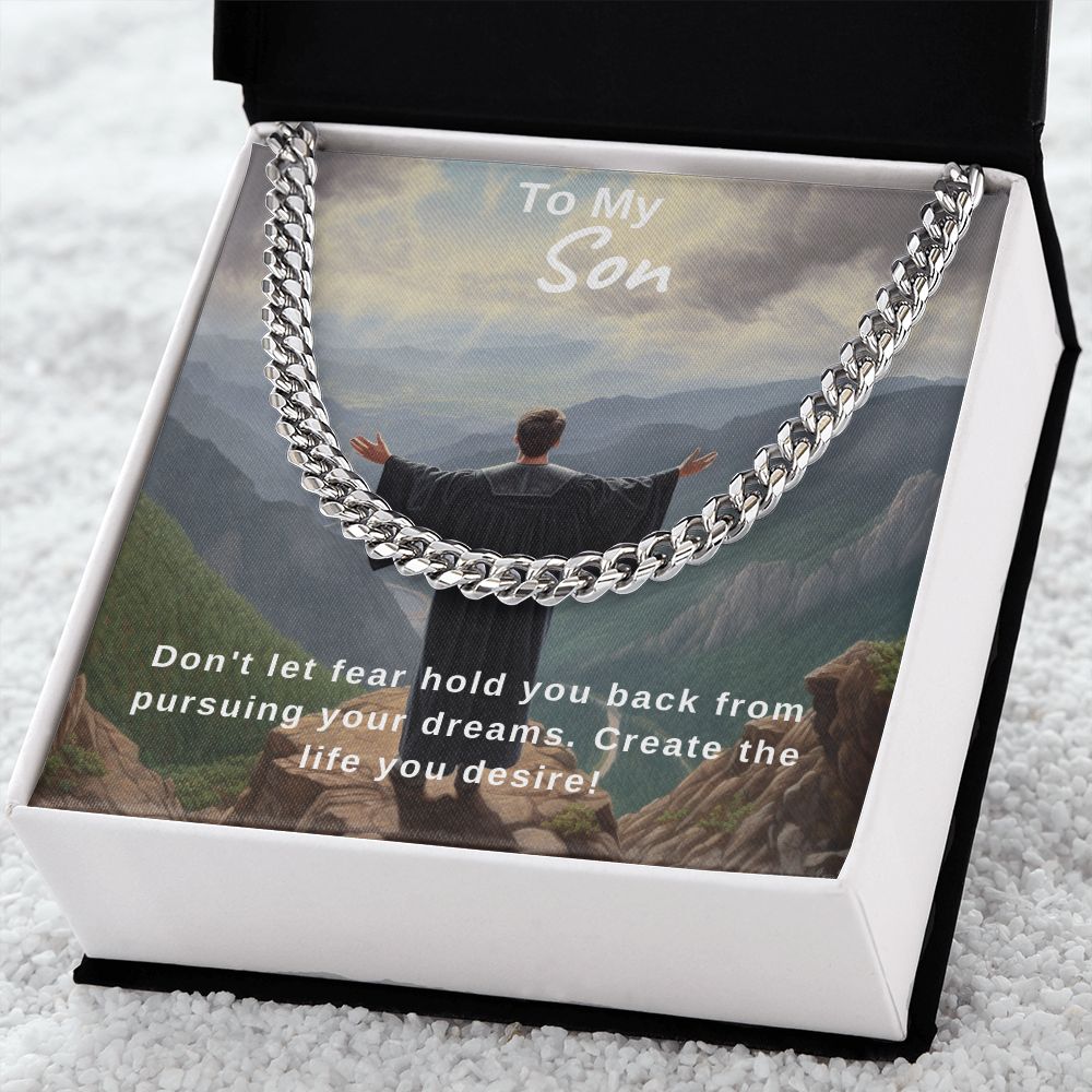 Pursue Your Dreams | Son | Cuban Link Chain