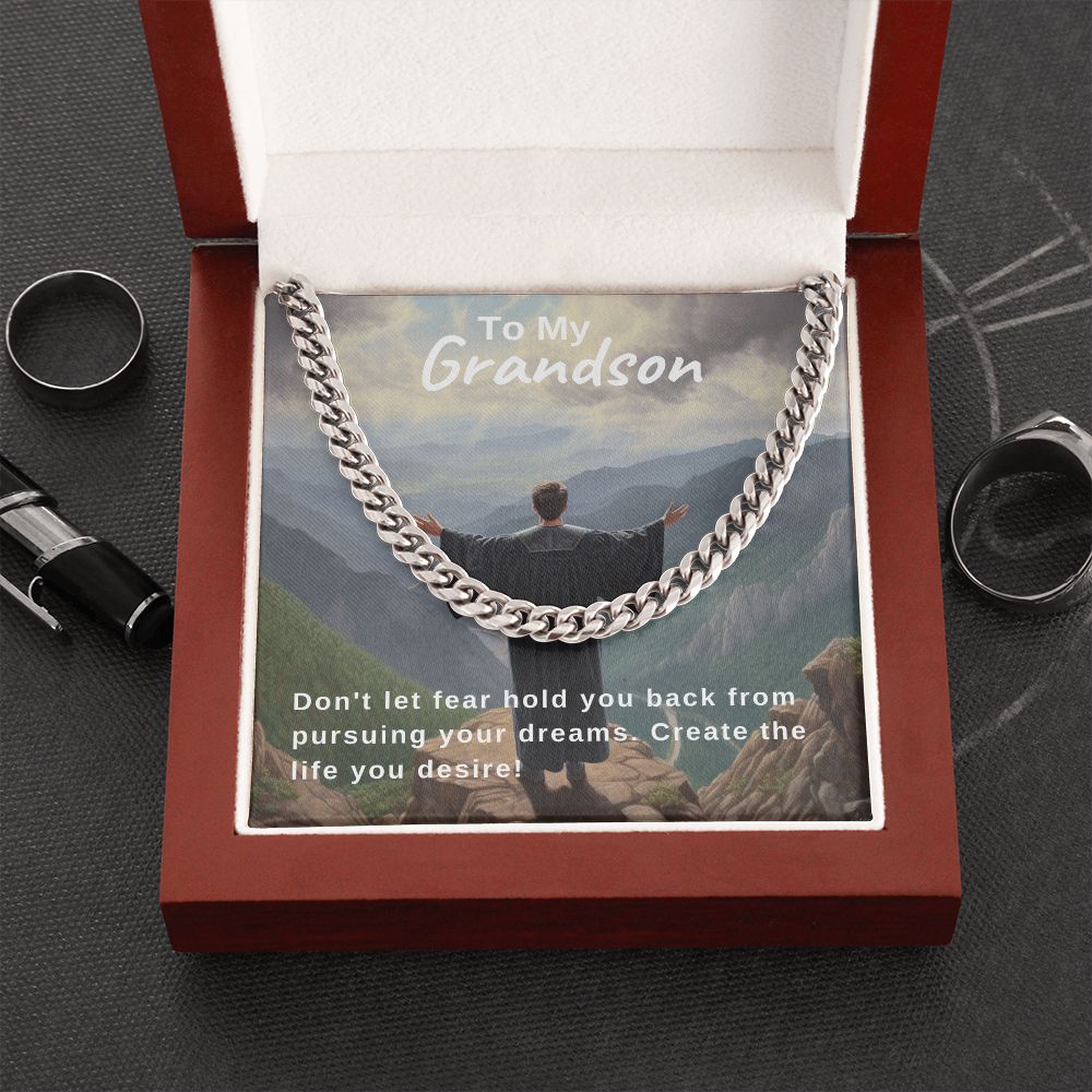 Pursue Your Dreams | Grandson | Cuban Link Chain