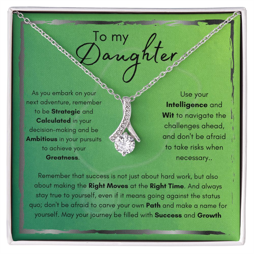 Graduation For Daughter | Intelligence and Wit | Alluring Beauty Necklace