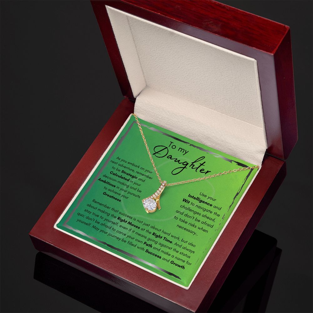 Graduation For Daughter | Intelligence and Wit | Alluring Beauty Necklace
