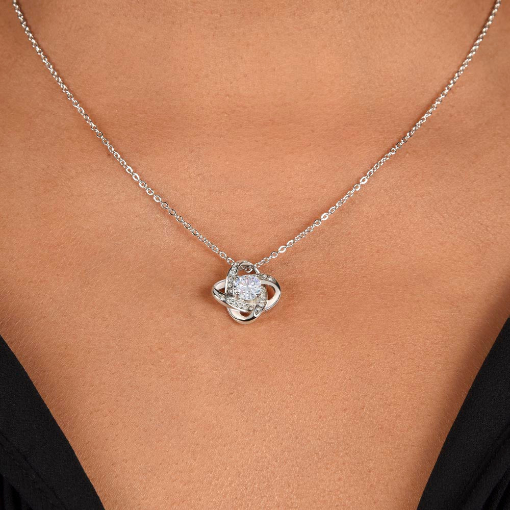 To My Dearest Wife | My Soulmate | Love Knot Necklace