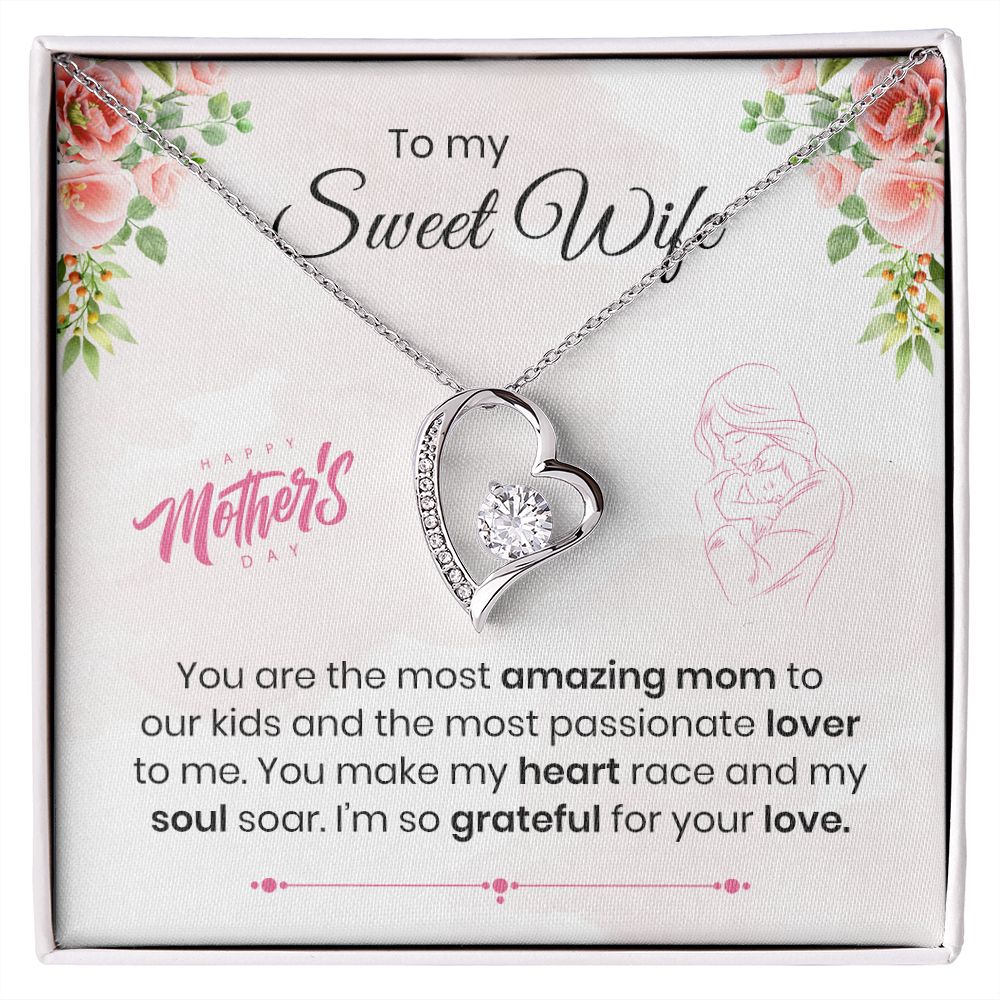 To My Sweet Wife | Mother's Day | Forever Love Necklace