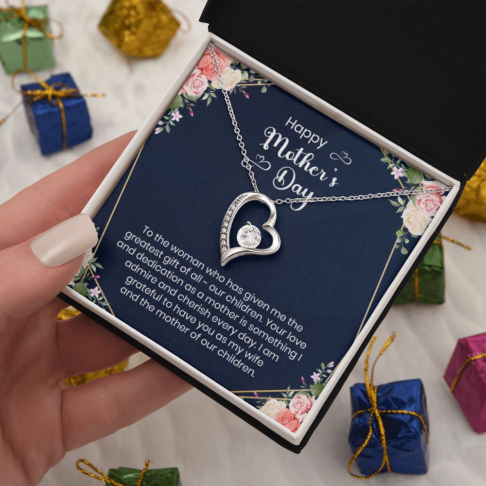 To My Wife | Happy Mother's Day | Forever Love Necklace