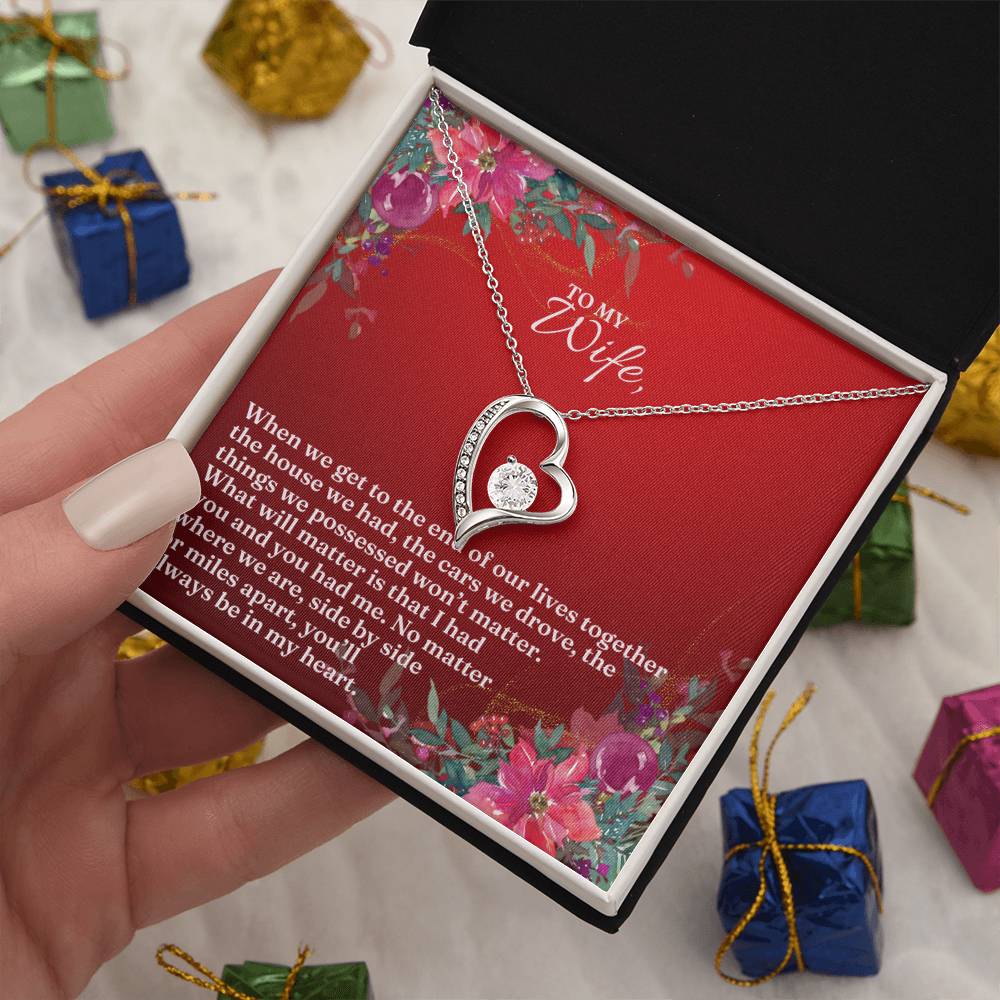 To My Wife this Christmas | Forever Love Necklace