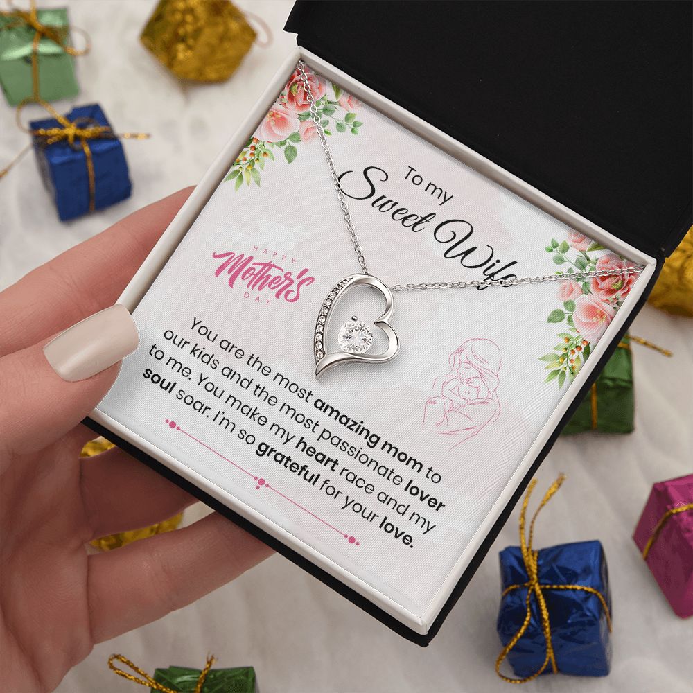 To My Sweet Wife | Mother's Day | Forever Love Necklace