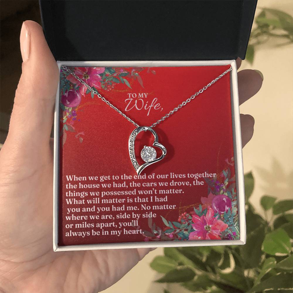 To My Wife this Christmas | Forever Love Necklace