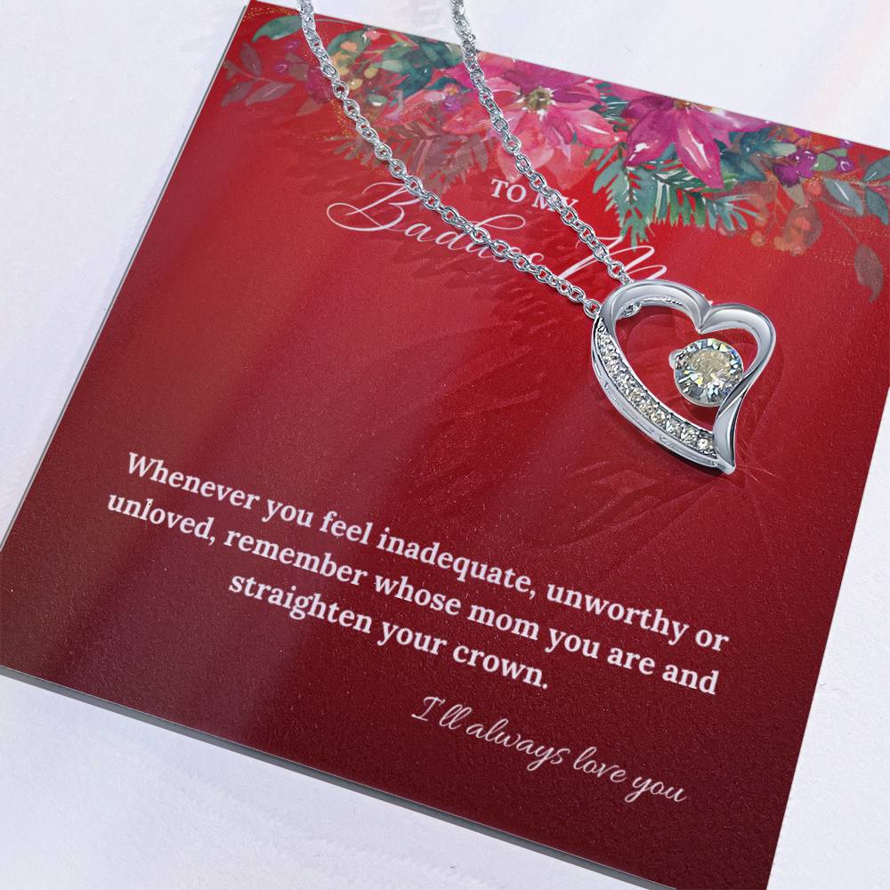 To My Badass Mom this Christmas | Forever Love Necklace