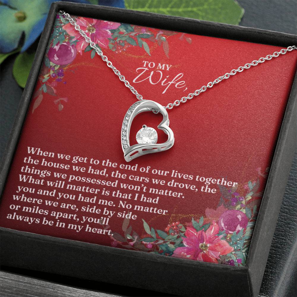 To My Wife this Christmas | Forever Love Necklace