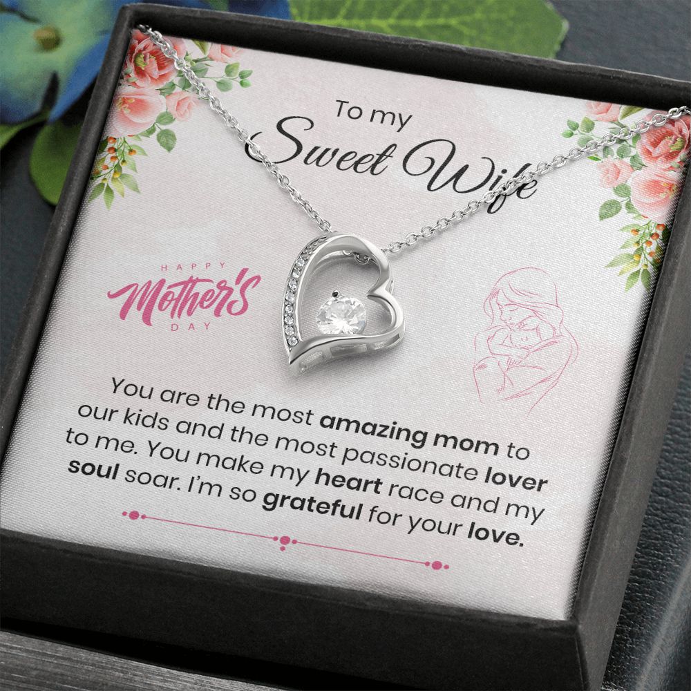 To My Sweet Wife | Mother's Day | Forever Love Necklace