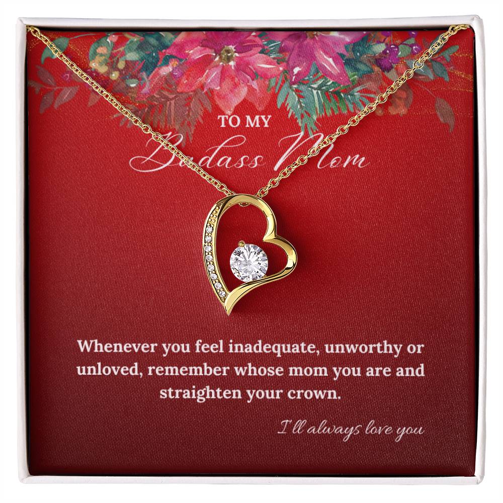 To My Badass Mom this Christmas | Forever Love Necklace