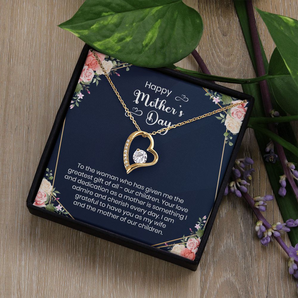 To My Wife | Happy Mother's Day | Forever Love Necklace