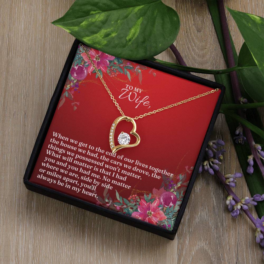 To My Wife this Christmas | Forever Love Necklace