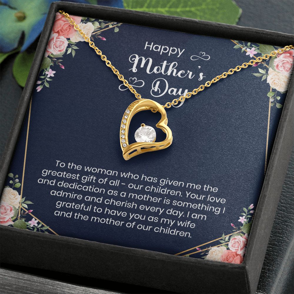 To My Wife | Happy Mother's Day | Forever Love Necklace