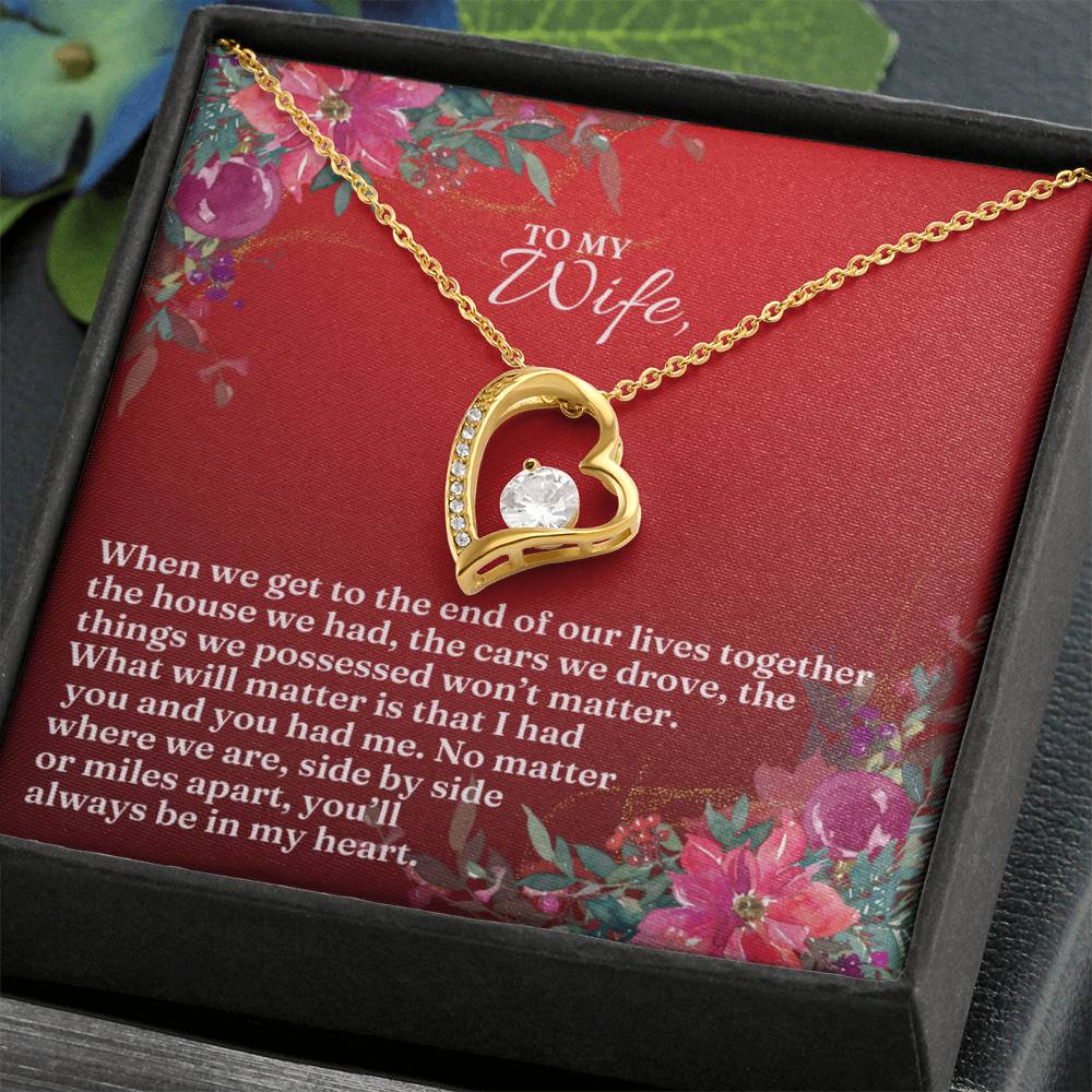 To My Wife this Christmas | Forever Love Necklace