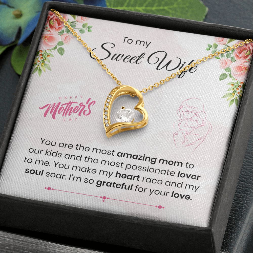 To My Sweet Wife | Mother's Day | Forever Love Necklace