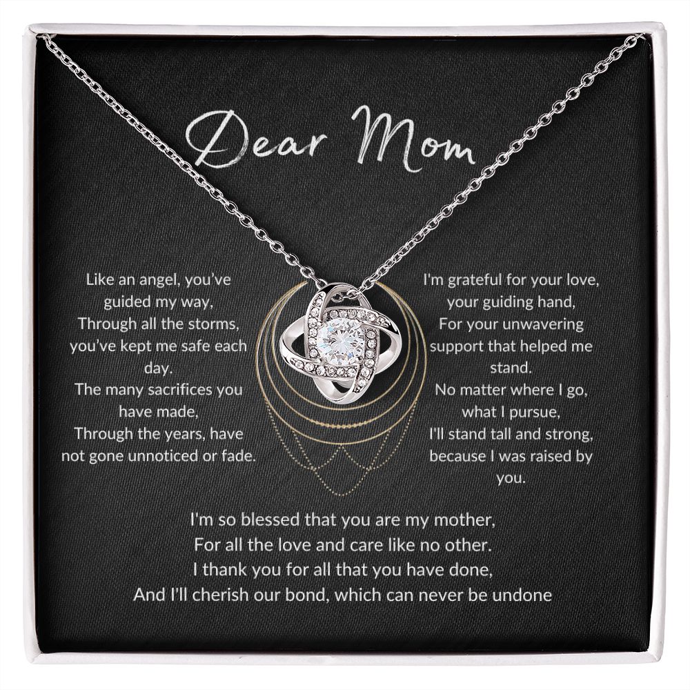 Dear Mom | Like An Angel - Love Knot Necklace