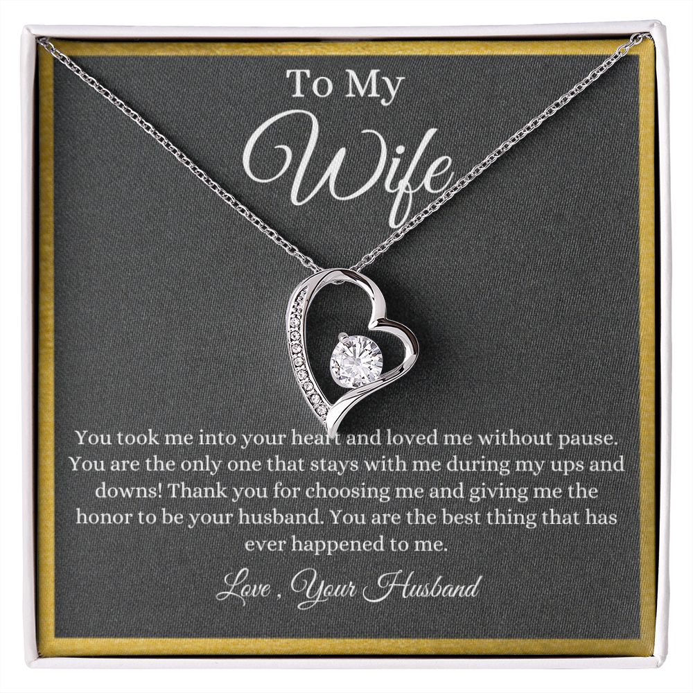To My Wife | Forever Love Necklace