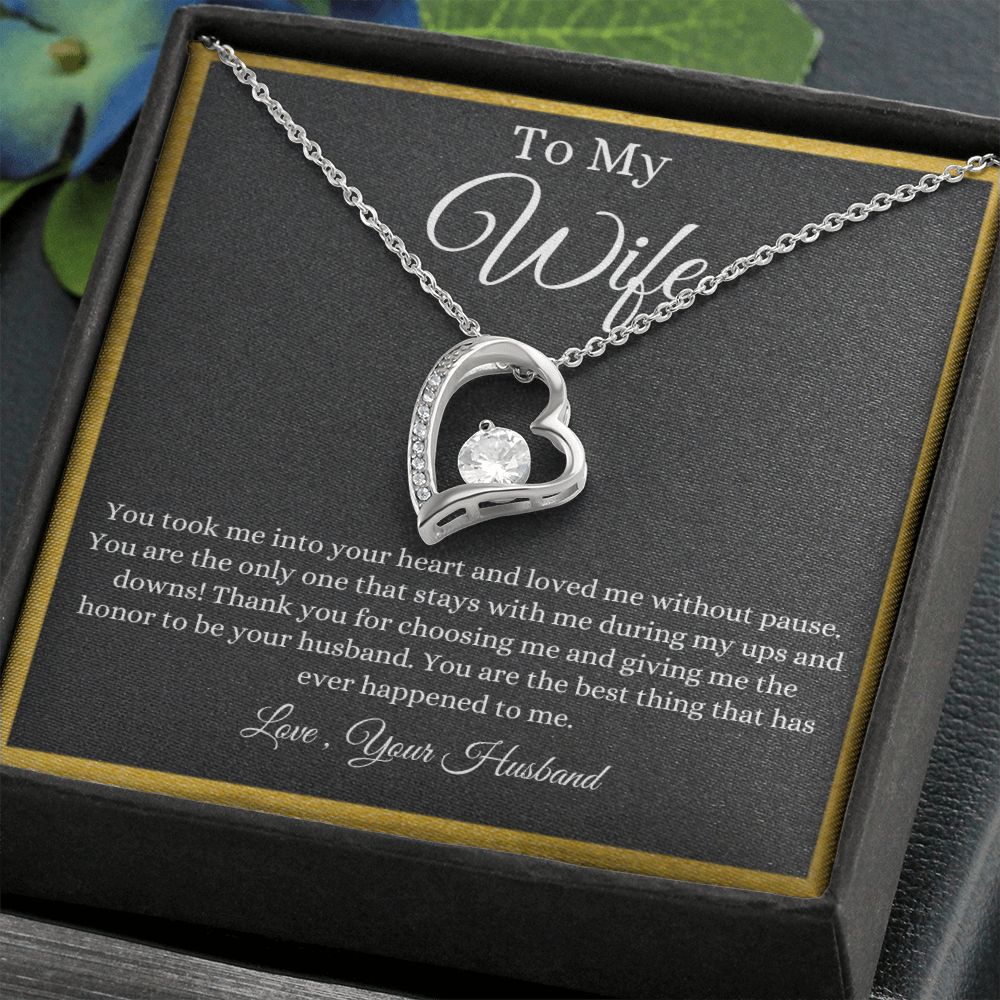 To My Wife | Forever Love Necklace