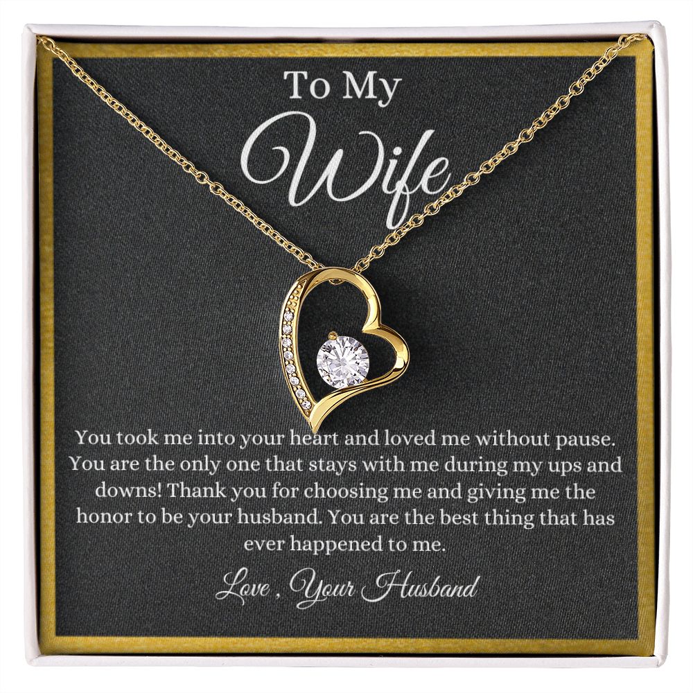 To My Wife | Forever Love Necklace