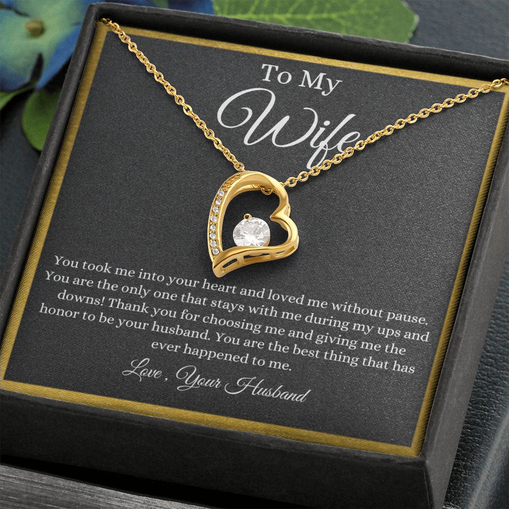 To My Wife | Forever Love Necklace